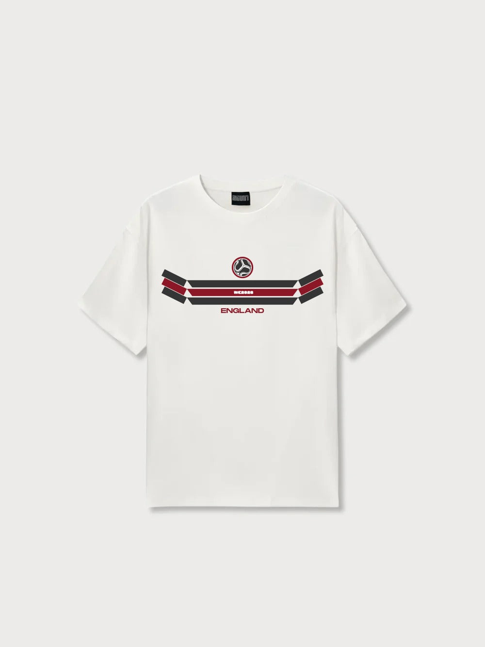 İngiltere Retro Lıne Oversıze T-Shırt