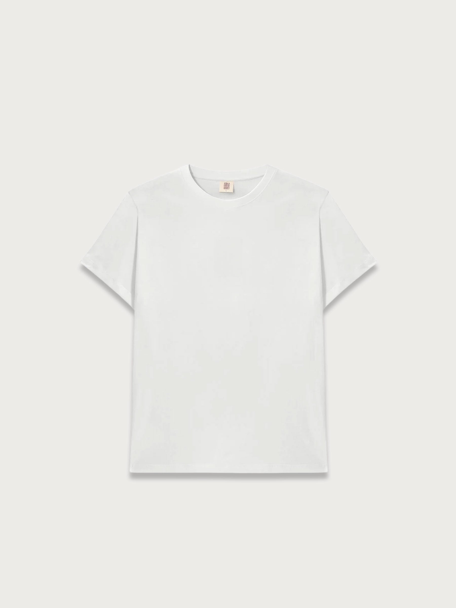 Ekru Basic Regular T-shırt