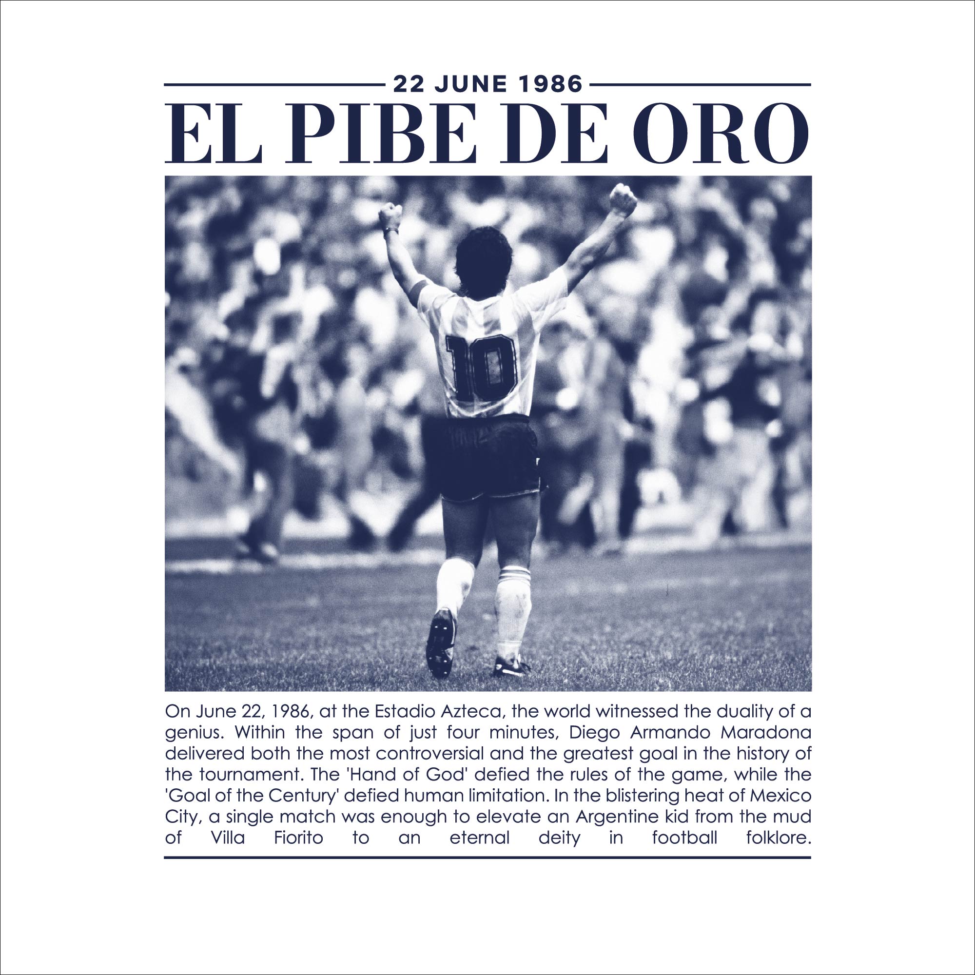 Maradona Story Oversıze T-Shırt