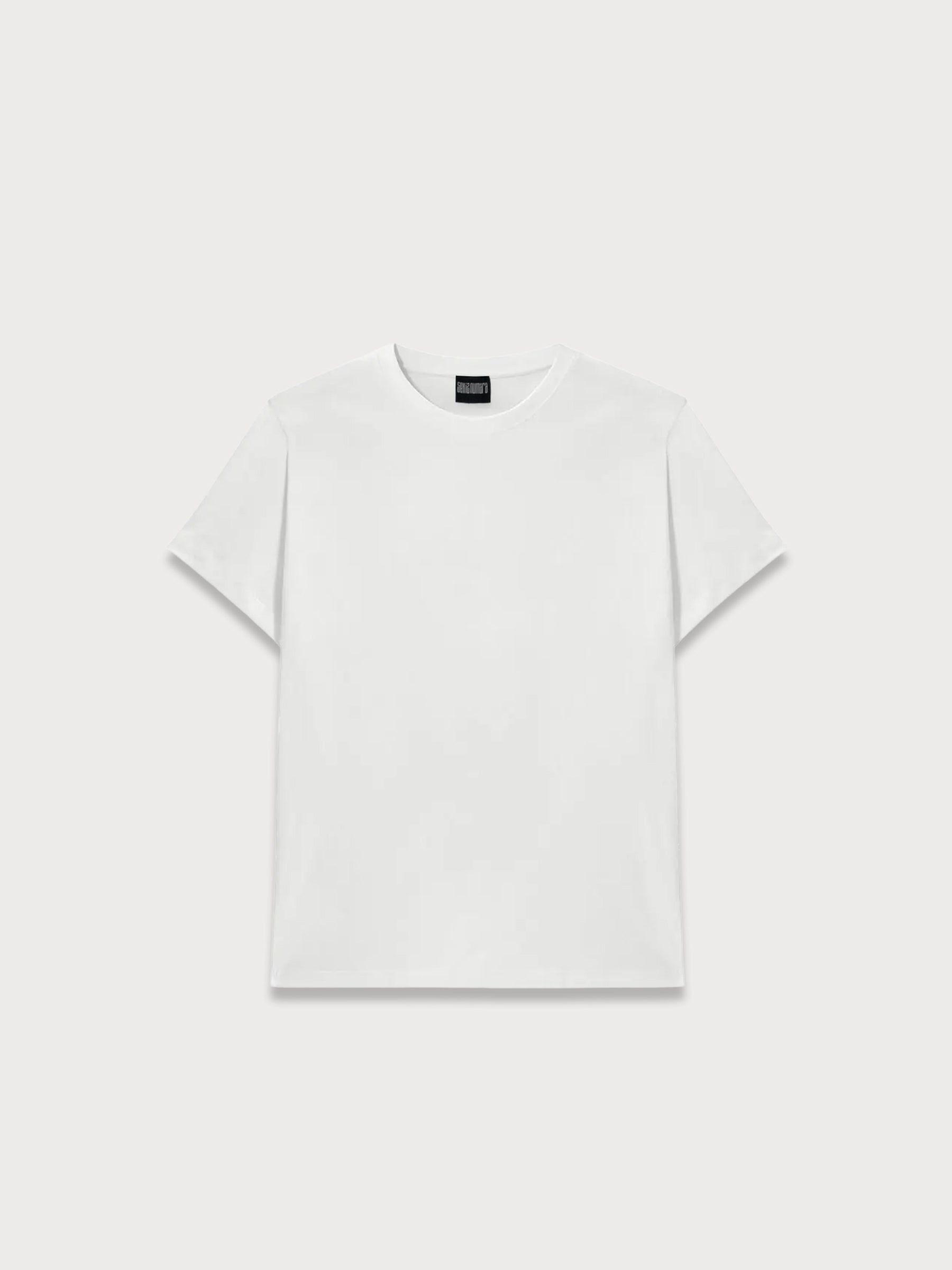 Ekru Basıc Regular T-shırt