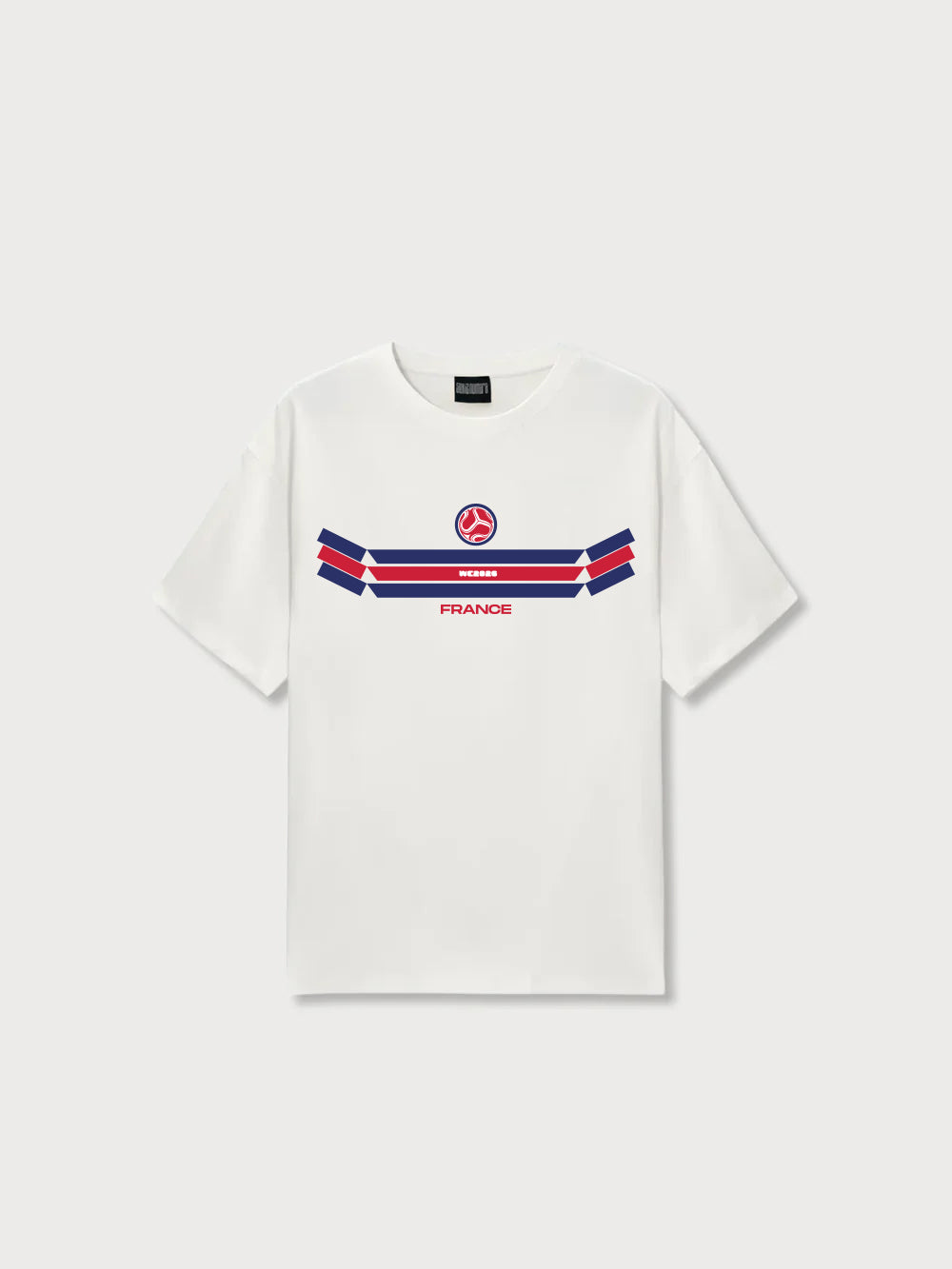 Fransa Retro Lıne Oversıze T-Shırt