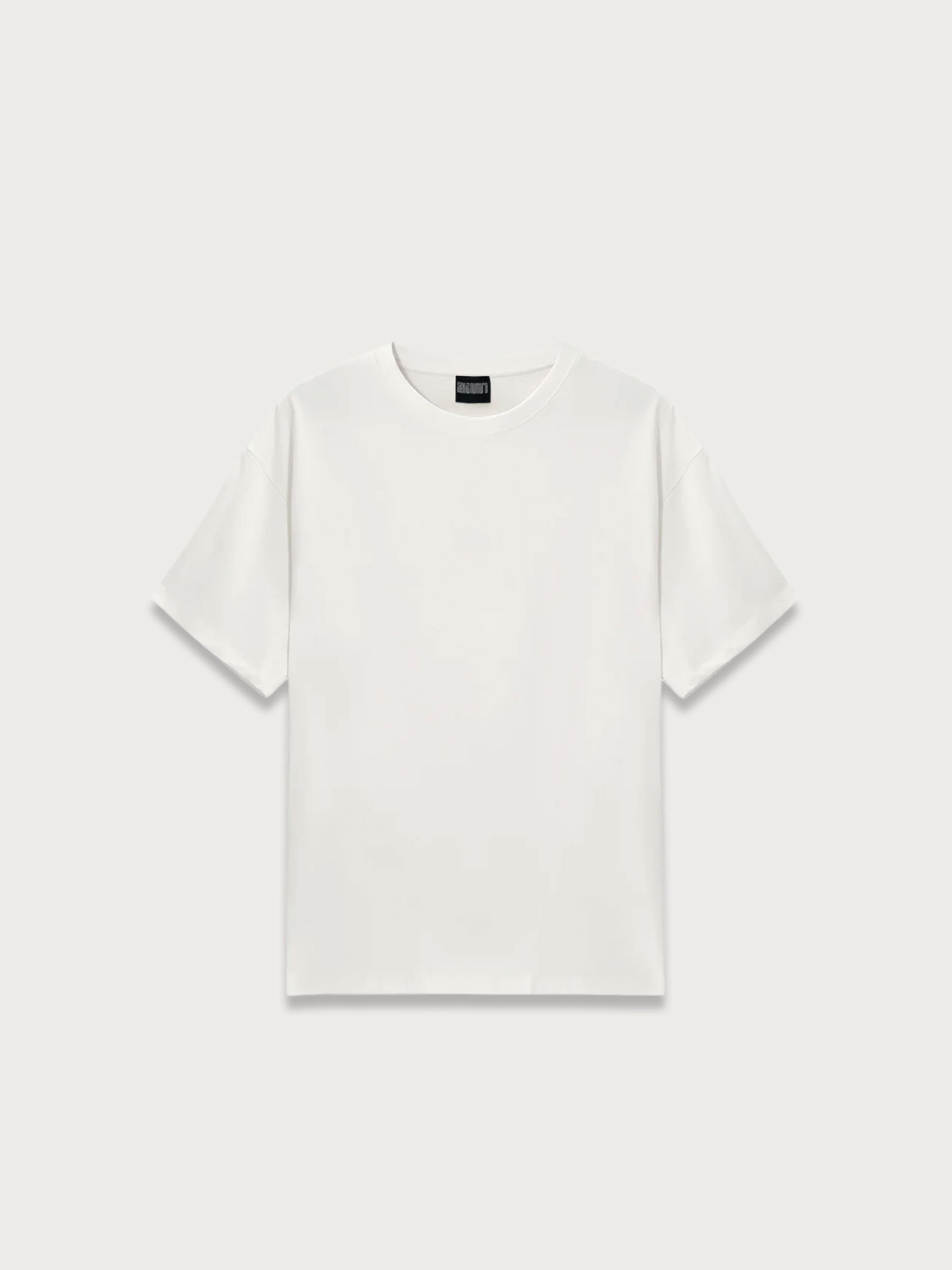 Ekru Basıc Oversıze T-shırt