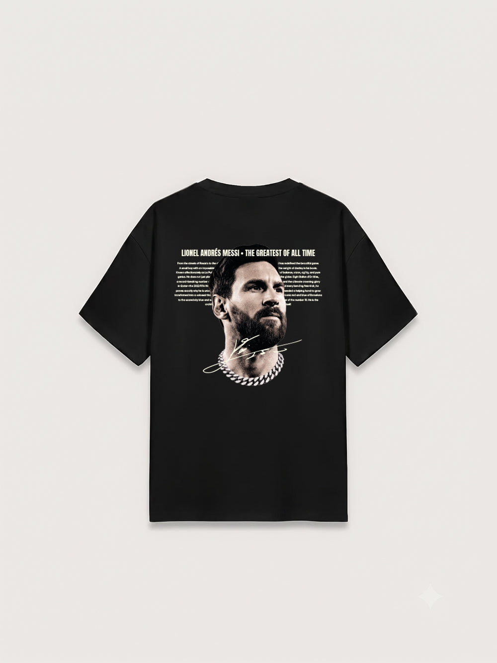 Messi GOAT Oversıze T-Shırt
