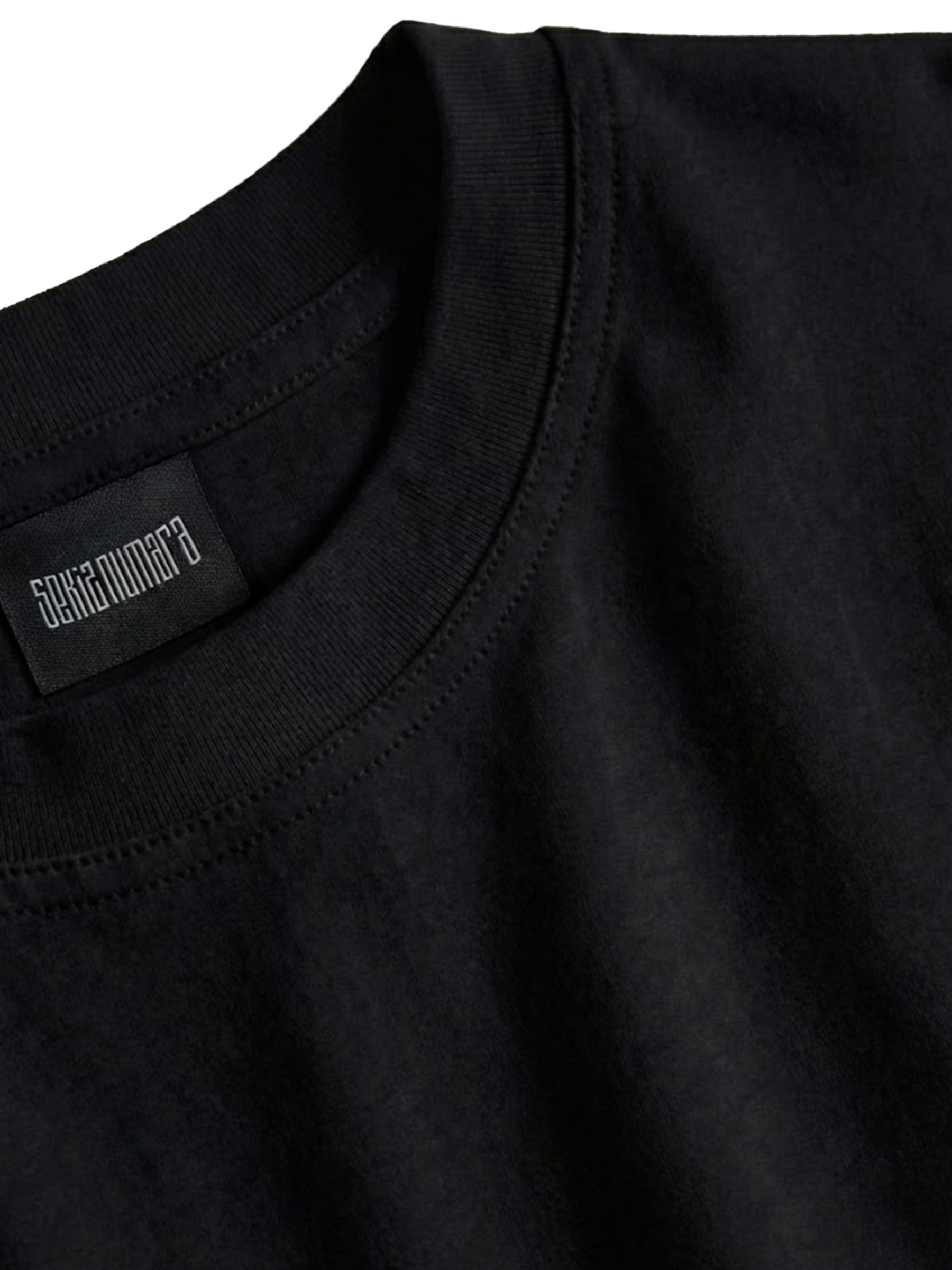 Siyah Basıc Oversıze T-shırt