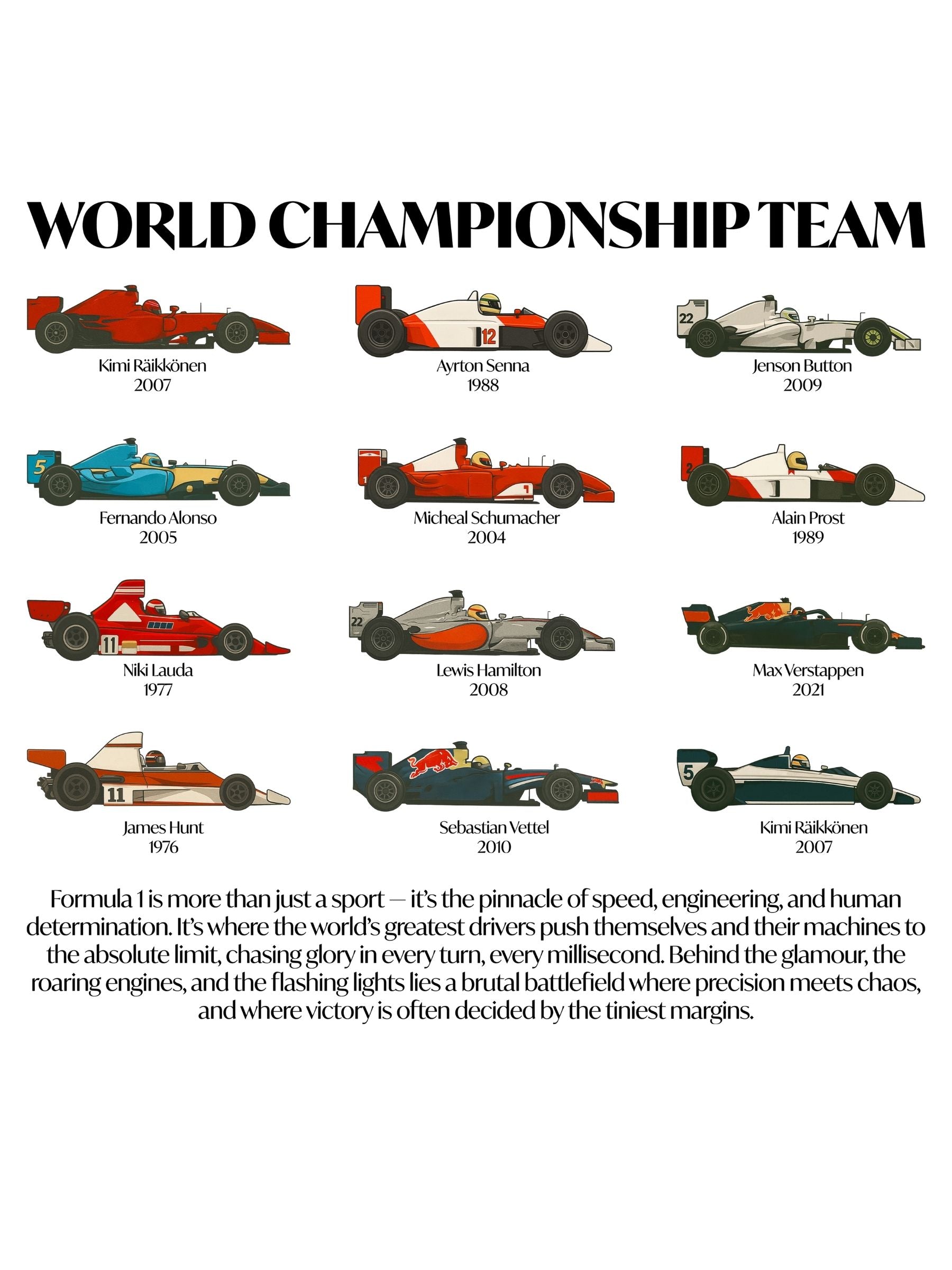World Champıonshıp Team Oversıze T-shırt